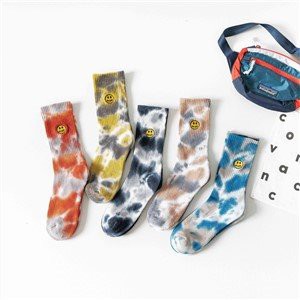 खेल एथलेटिक क्रू आकार स्केट मोजे डाई